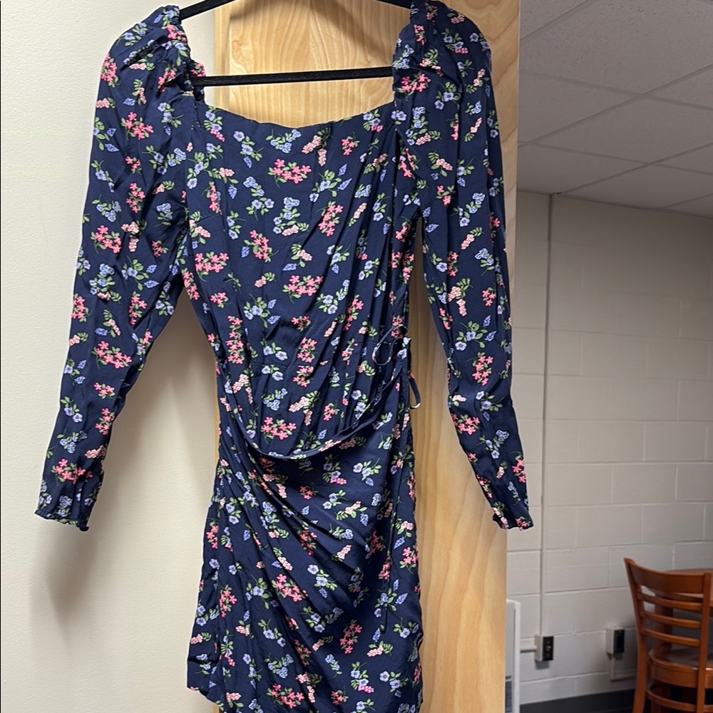Floral Navy Dress